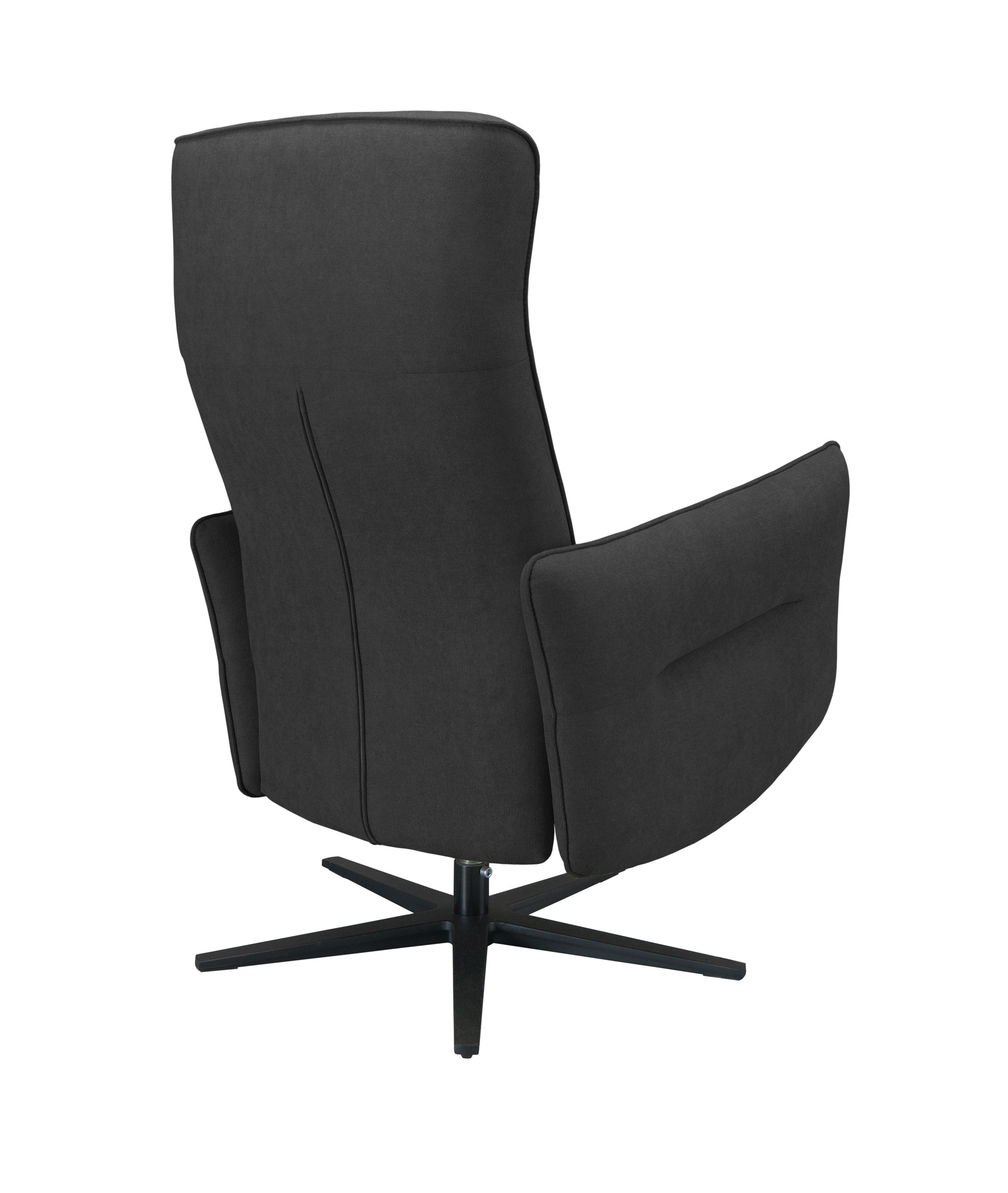 cadeirão giratório em tecido ou pele