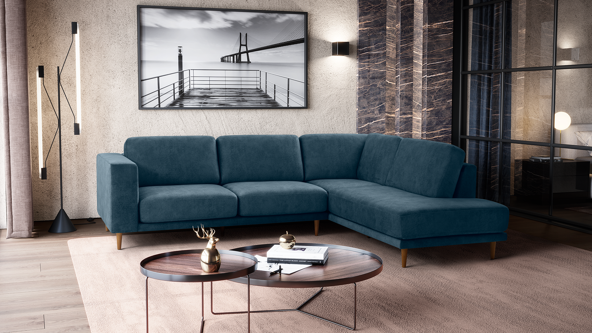 meridiano em tecido ou pele