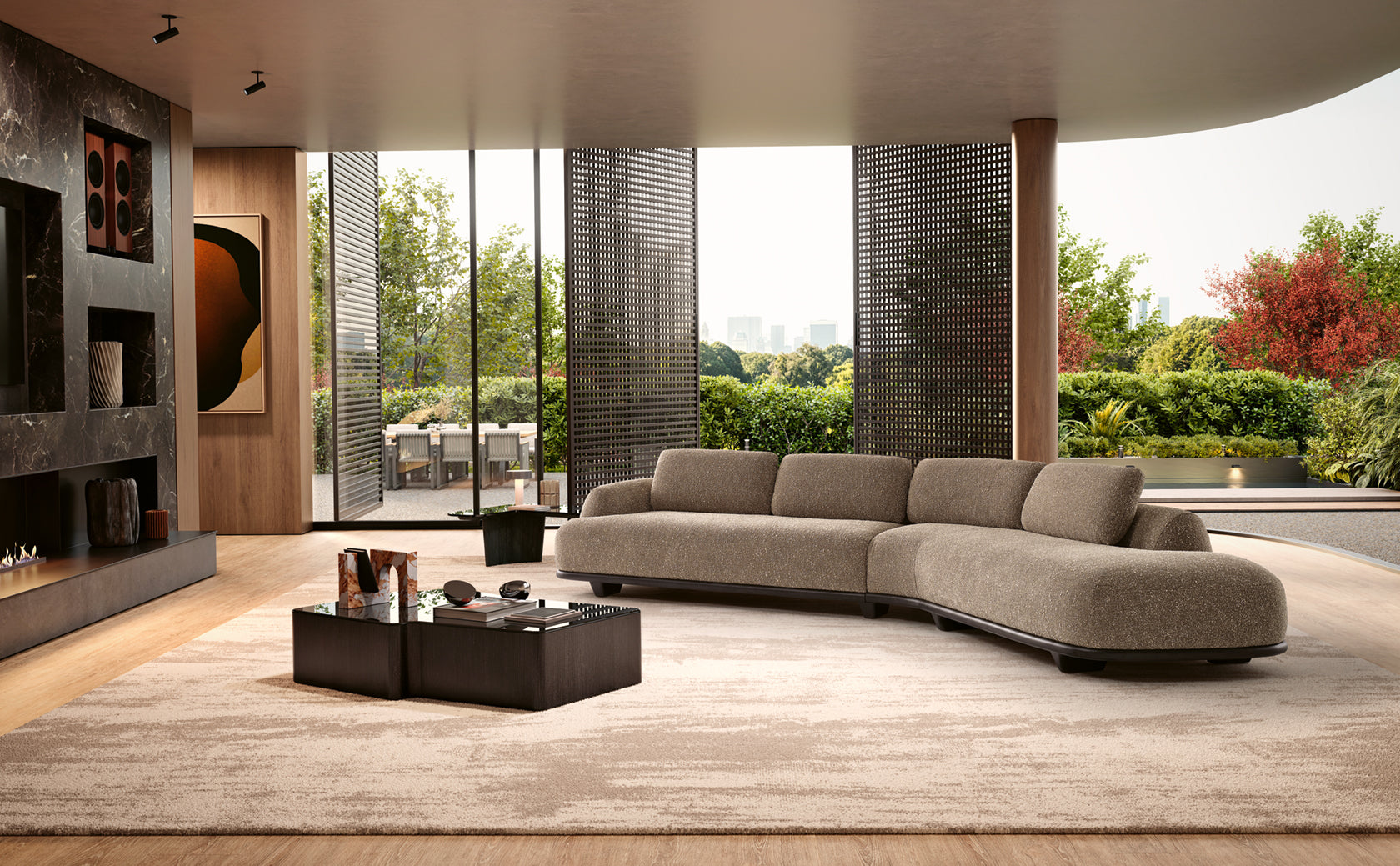 meridiano fixo Colina em tecido com cabeços elevatórios