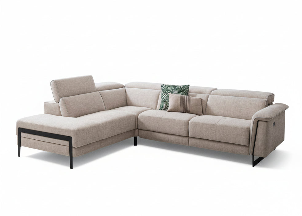 Luca corner sofa with extra comfort