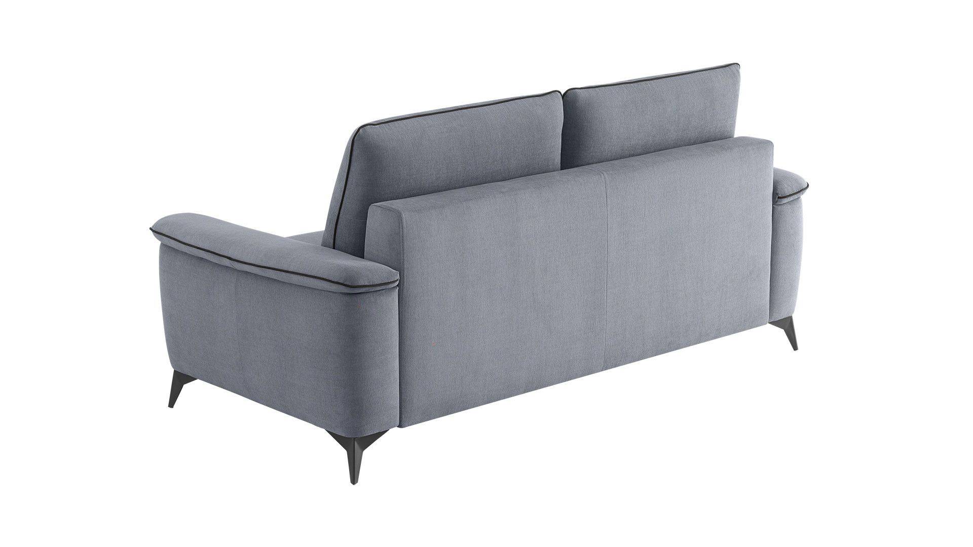 sofá cama com mecanismo rápido em tecido ou pele