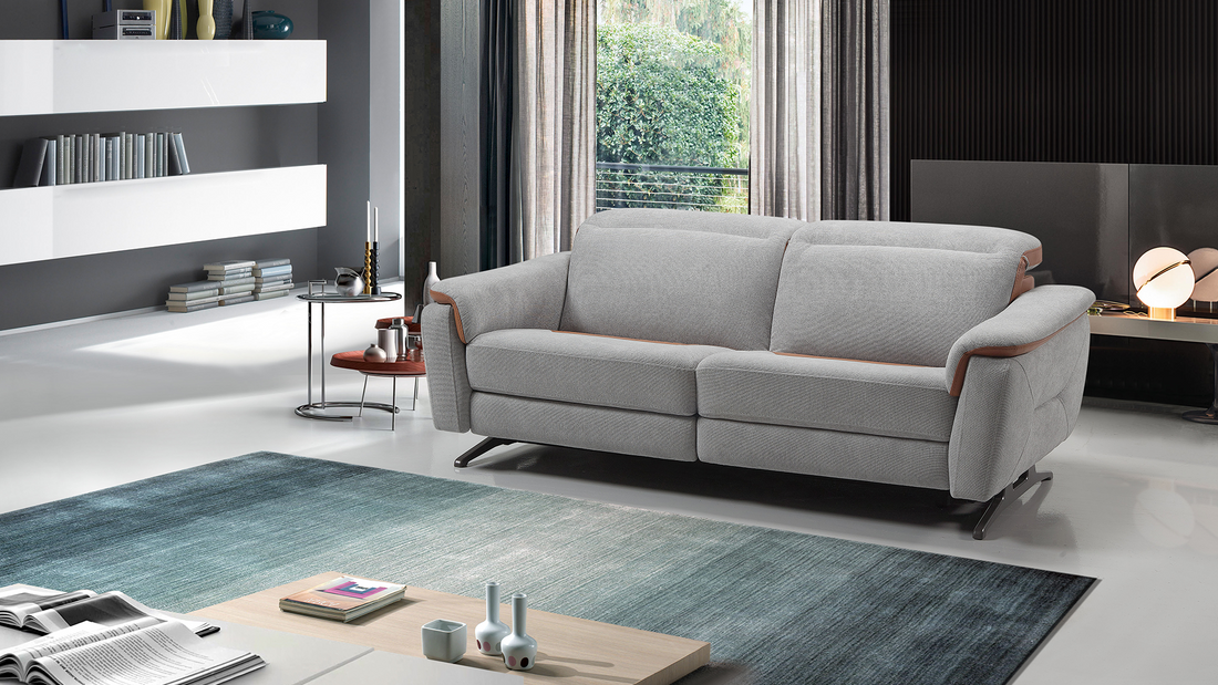 sofá relax com cabeços rebatíveis